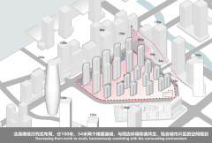三期园轴建立大中庭景不雅结构